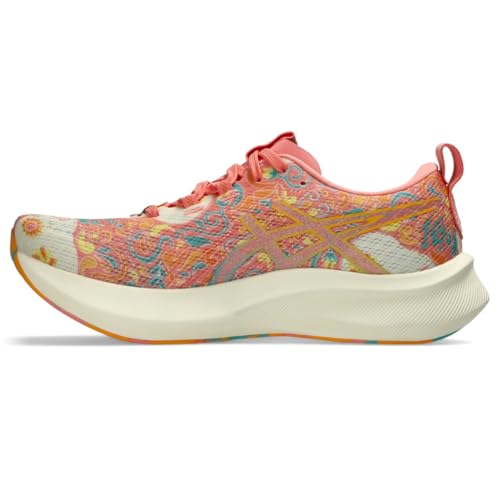 ASICS Women's Noosa TRI 16 Running Shoes - 9.5 Guava/Techno Cyan