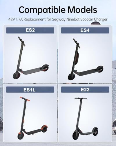 42V 1.7A Electric Scooter Charger for Segway Ninebot ES2 F20 F25 F30 D28