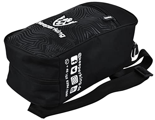Keeperking Goalkeeper Gloves Bag for 2 Pairs - Black