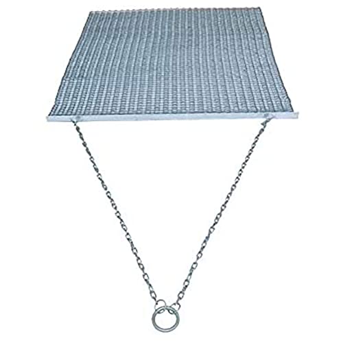 Heavy-Duty Zinc-Plated Steel Mesh Field Surface Leveling Drag Mat 4x4 - Yard Tuff