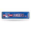 NHL Hockey Metal Street Sign - New York Rangers, 4x15 Inches, Waterproof, Made in USA