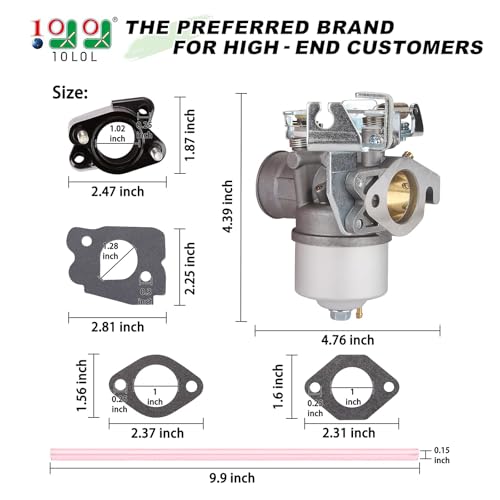 Golf Cart Carburetor Replacement for Yamaha G2 G5 G8 G9 G11 4-Cycle Gas Engines