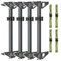 Tomaki 4 Pack Climbing Sticks for Hunting, Non-Slip Aluminum Tree Climbing Steps - Model 4