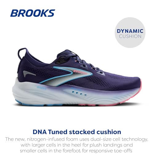 Brooks Women’s Glycerin 22 Neutral Running Shoes - 7X-Wide Blue Ribbon/Peacoat/Dianthus
