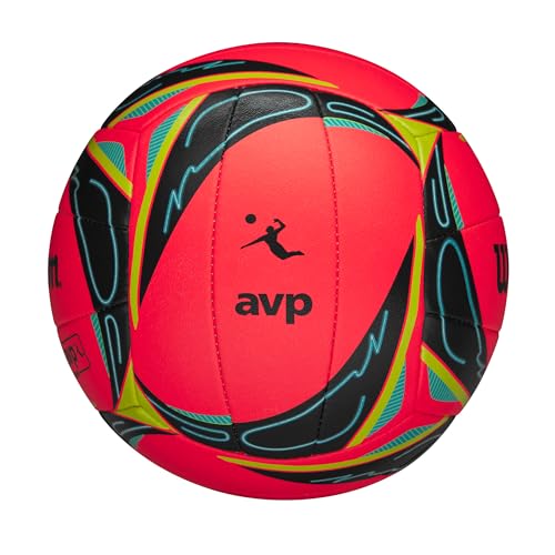 Wilson AVP GRX Grass Volleyball - Official Size with Spin Detection