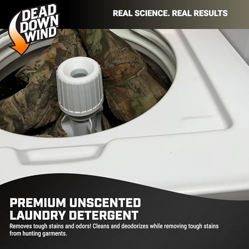 Dead Down Wind 3-Piece Hunting Scent Eliminator Kit - Field Spray, Body Wash & Laundry Detergent