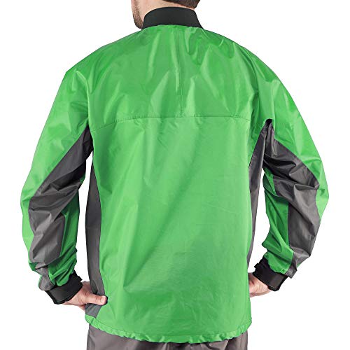 Rio Paddling Coat - NRS Waterproof Jacket for Kayaking & Boating - Large Green