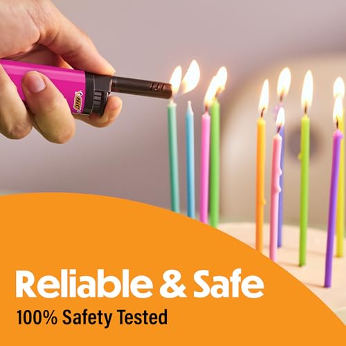 BIC EZ Reach Candle Lighter - Classic Wand for Candles, 12 Pack