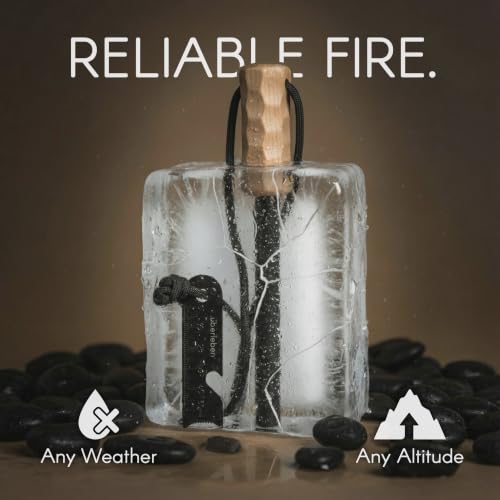 Überleben Kräftig Grip Ferro Rod Fire Starter 1/2 Inch Waterproof Camping Tool