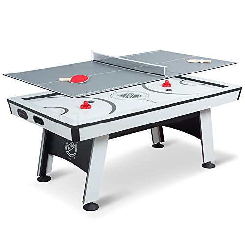 EastPoint Sports White Air Hockey & Table Tennis Combo Game Table