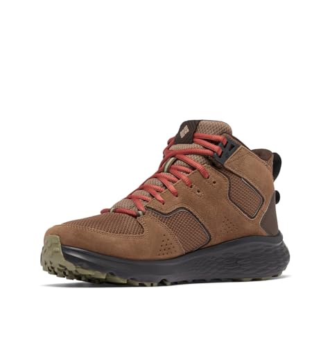 Columbia Men's Benson Mid Waterproof Shoes - Dark Brown/Spice Size 11