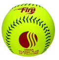 USSSA Approved 12-Inch Slowpitch Softballs - Synthetic Cover, 12-Pack