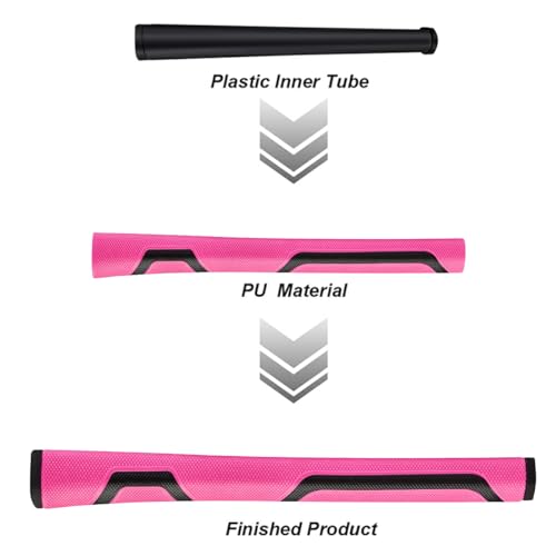 Pink Ultra-Light Golf Putter Grip for Men Non-Slip Surface 2.0 Texture