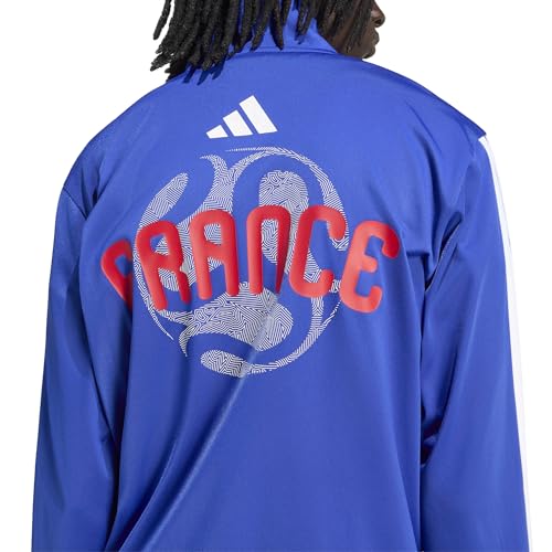 adidas Men's France World Cup 2026 Track Top - Bold Blue, Large