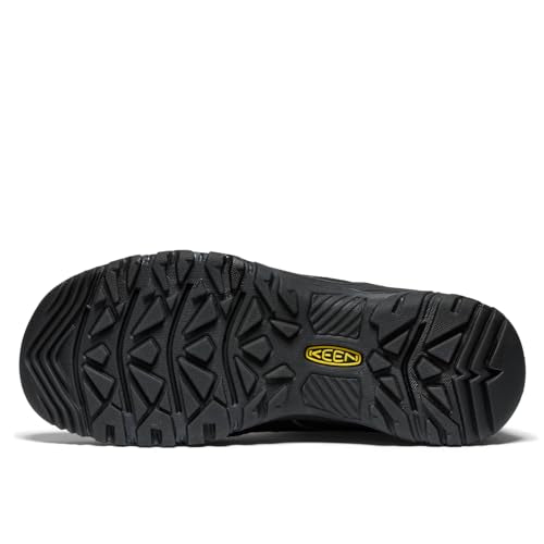 KEEN Men's Targhee 4 Waterproof Hiking Boots 11.5 Black/Black/Black