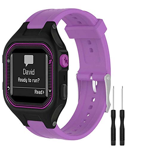 SPurple Small Garmin Forerunner 25 Watch Band - Compatible Fitness Strap