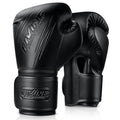 Elite Boxing Gloves for Men Women Adults - Black 16oz Supportive MMA Kickboxing