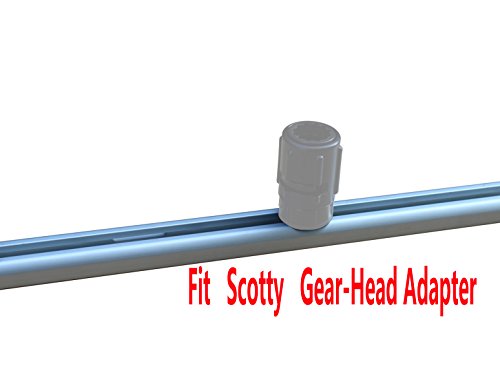 Brocraft Crappie Rod Holder System with Deck & Side Mount - 4-Rod Spider Rigging