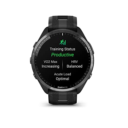 Garmin Forerunner 965 Running Smartwatch 47mm Black & Powder Gray