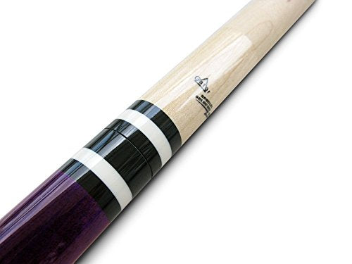 Champion ST Irish Wrap Pool Cue - Purple Maple Shaft, 19 oz, Purple Fury Case
