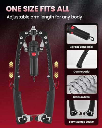 Black SAKER Twister Arm Trainer with Adjustable Hydraulic Resistance and Ab Roller