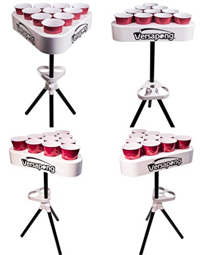 Portable Beer Pong Table with Carry Case & Balls - Versatile Tailgate Game