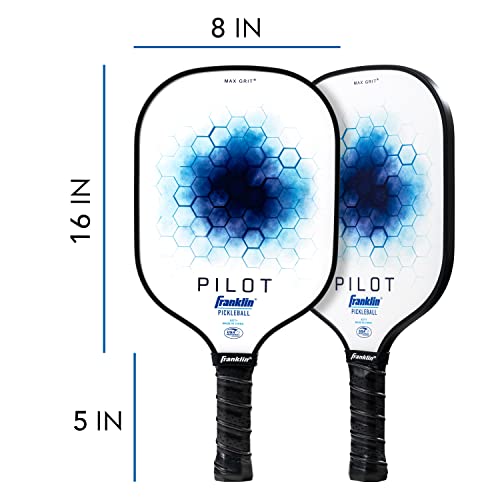 Blue Franklin Sports Pilot Pickleball Paddle - High Performance USAPA Certified