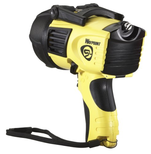 Long-Range 750 Lumen Spotlight with DC Power Cord and Mount - Yellow