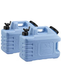 UPWOIGH 5 Gallon Camping Water Jugs with Spigot - Powder Blue, 2 Pack