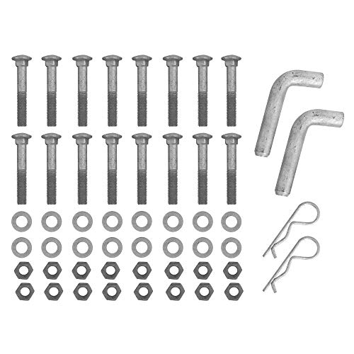 Heavy-Duty Galvanized Floating Dock Link Connector Kit - Marine-Grade Hinge Sets