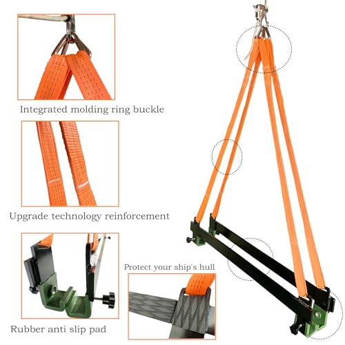 Watercraft Lift Sling 2800lbs Capacity for Jet Ski & Boat Transportation