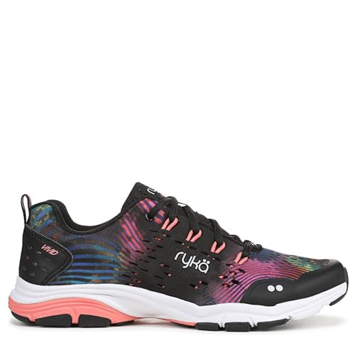 Women's Cross-Training Sneakers - Black Tie Dye, 8.5, Athletic Shoes