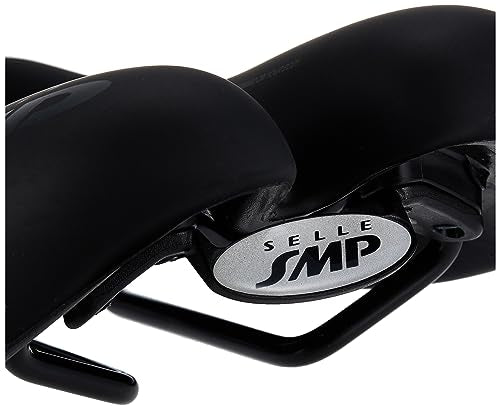 Ergonomic Bike Saddle - Medium Black Comfort Cycling Seat for Road & MTB