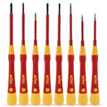 Wiha PicoFinish Insulated Slotted & Phillips Precision Screwdriver Set - 8-Piece
