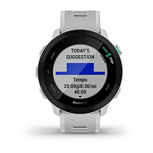 Refurbished Garmin Forerunner 55 GPS Running Watch with Heart Rate & Workout Features