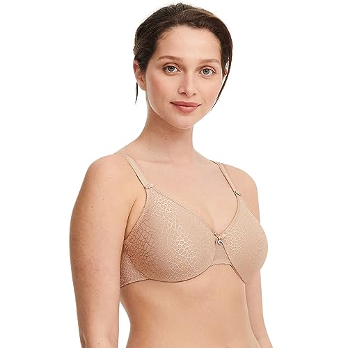 Seamless Minimizer Bra for Women - Unlined, Supportive, Ultra Nude 34F