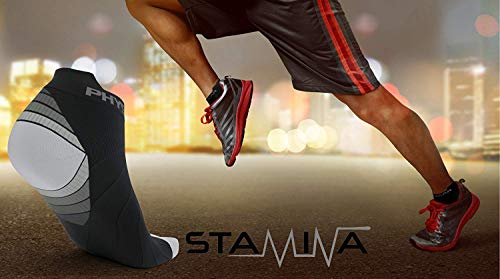 Large X-Large Compression Socks for Men & Women - Ankle Support with Arch