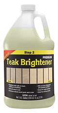 STAR BRITE 128 Oz Teak Brightener - Restores & Enhances Natural Wood Grain
