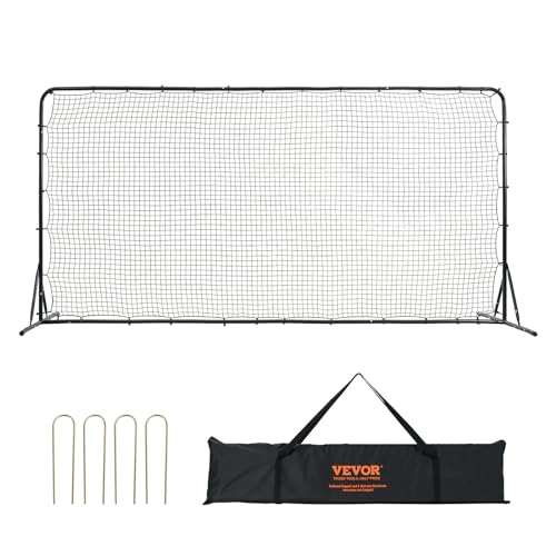 12x6FT Soccer Rebound Trainer Net - Double-Sided Rebounder for Solo Practice