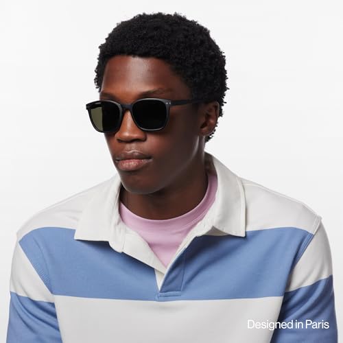 IZIPIZI Journey Black Rectangular Polarized Sport Sunglasses