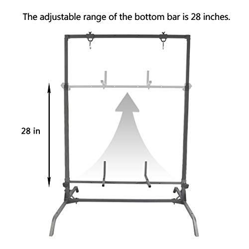 Heavy-Duty Adjustable Archery Target Stand for Bag and Foam Targets
