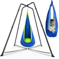 G TALECO GEAR Sensory Swing with Stand - Kids Autism & ADHD, Blue