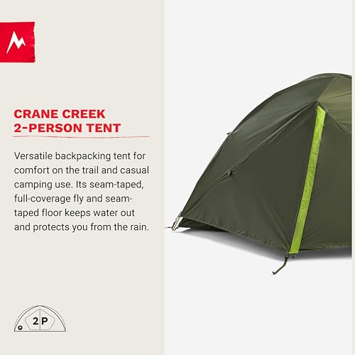 Marmot Crane Creek 2-Person Camping & Backpacking Tent with Footprints