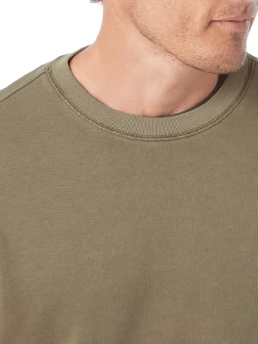 Fair Harbor Saltaire Crewneck Sweatshirt Men’s Large Olive Relaxed Fit No Logo