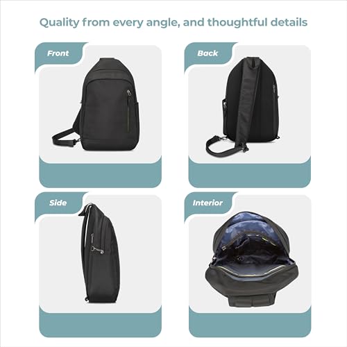 Travelon Anti-Theft Urban Sling Bag - Black, One Size