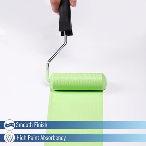 4-Inch Foam Paint Roller Covers Bulk Pack of 30 for Walls & Surfaces