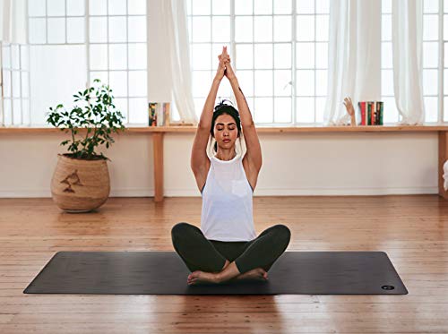 IUGA Gray Thick Non Slip Yoga Mat for Hot Yoga, Pilates & Workout