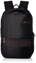 Samsonite Kombi Business Backpack Black/Brown 16.25 x 10.5 x 5-Inch Durable Laptop Bag