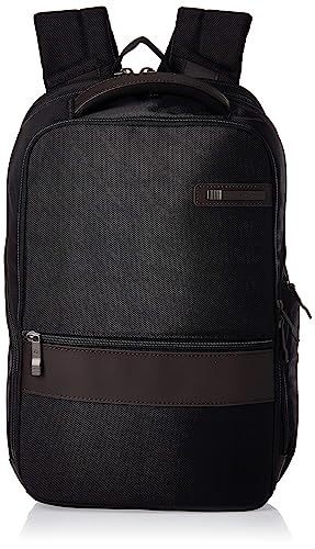 Samsonite Kombi Business Backpack Black/Brown 16.25 x 10.5 x 5-Inch Durable Laptop Bag