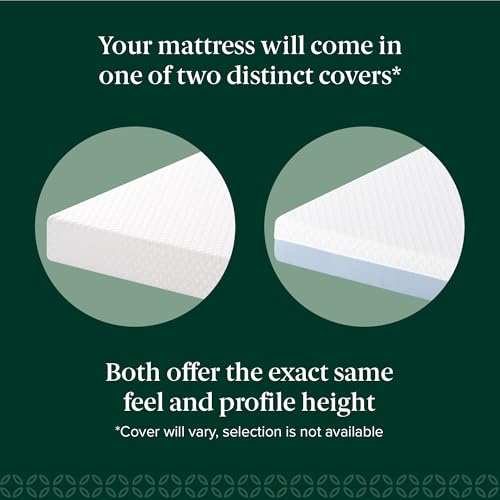 White 5 Inch Twin Cooling Gel Memory Foam Mattress - Medium Feel